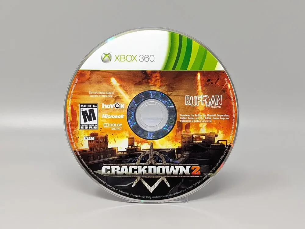 Crackdown 2 Xbox 360 Disc Only in Jewel Case Tested